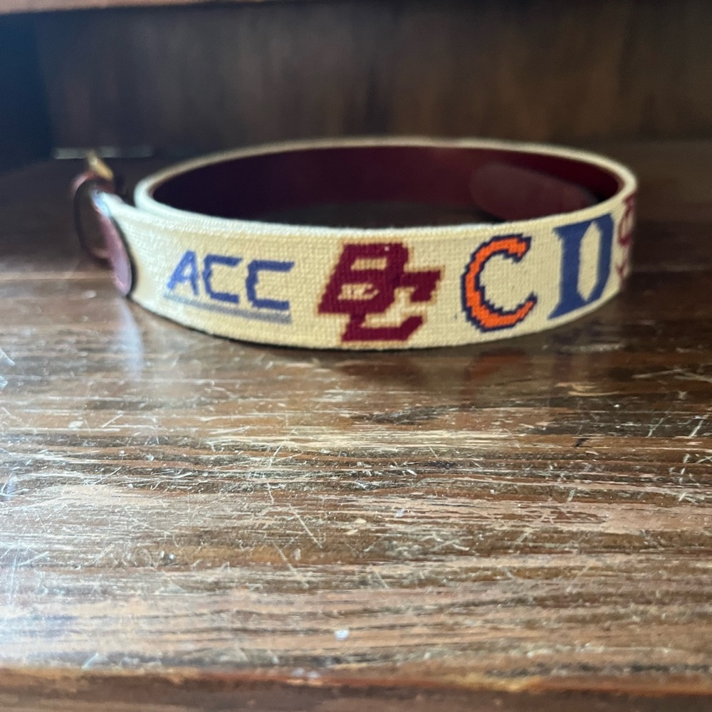 Size 34 Smathers and Branson ACC Needlepoint Belt